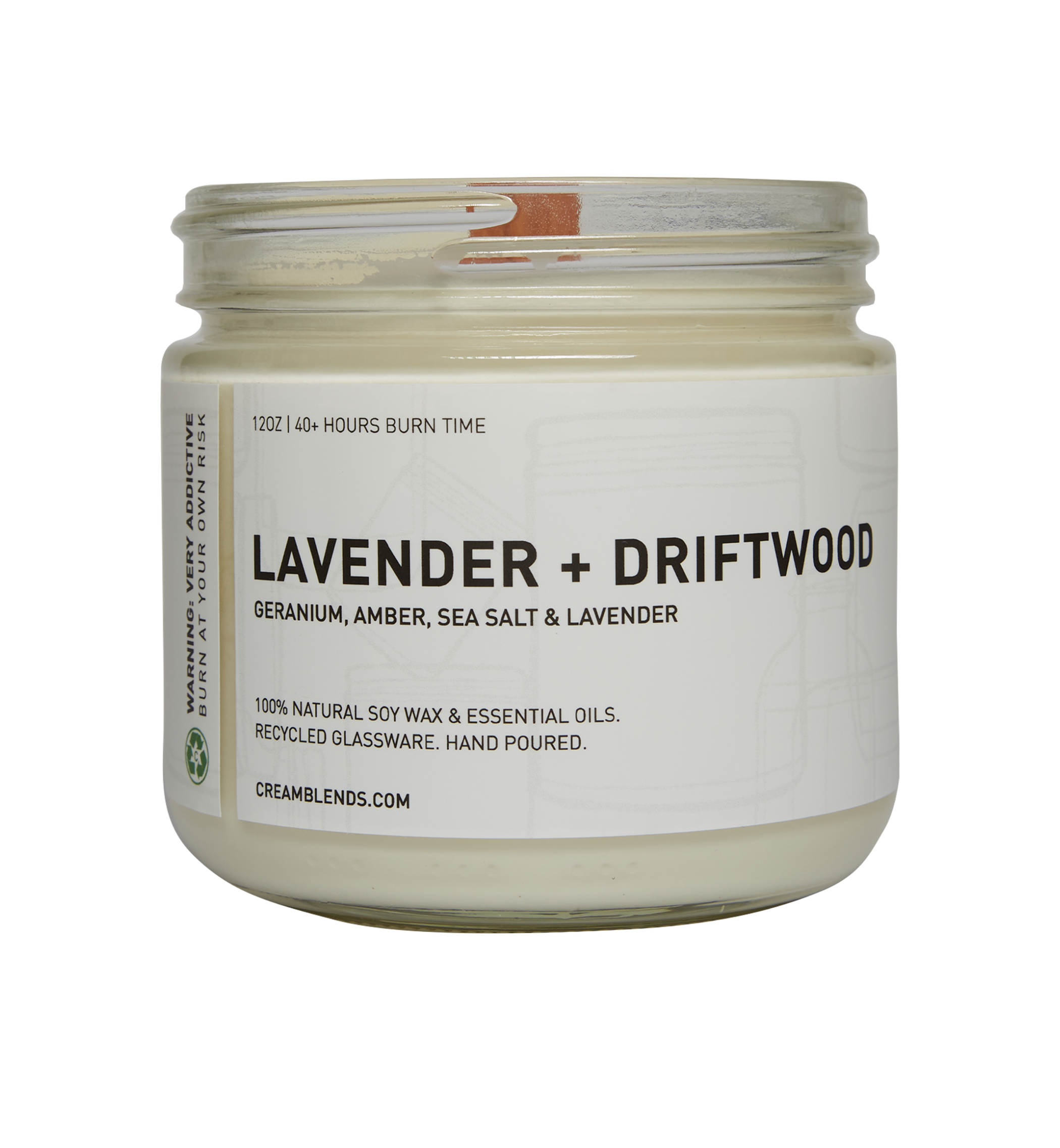 Lavender + Driftwood Soy Candle